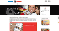 Desktop Screenshot of getraenke-huettinger.de