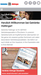 Mobile Screenshot of getraenke-huettinger.de